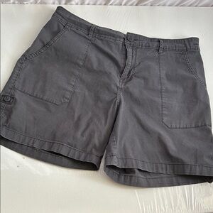 Social Standard by Sanctuary Hero Mid-Rise Utility Shorts in Charcoal